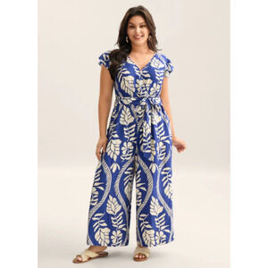 BloomChic Jumpsuit with Pockets Casual Travel Outfit NWT Size US 12